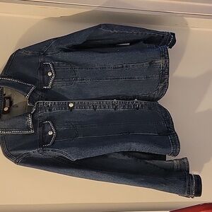 Original Christine Alexander  jean jacket large